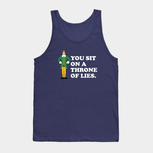 You sit on a throne of lies - Elf Tank Top by BodinStreet